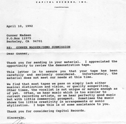 The Ultimate Rejection Letter